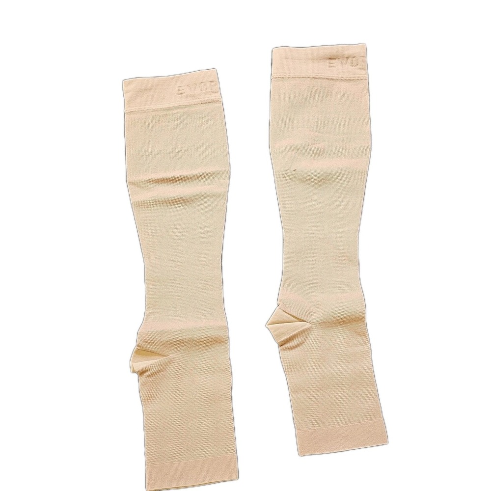 Evopleci Compression Open Toe Socks 20-30 mmhg Skin Compression SZ S